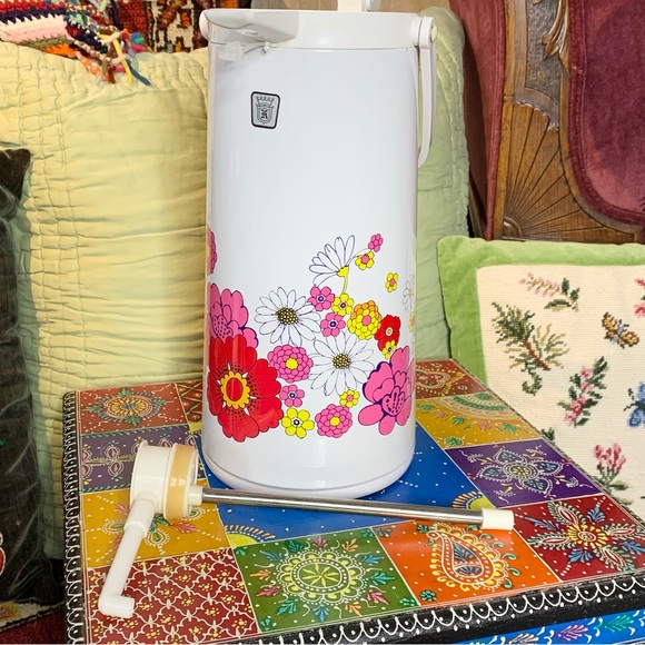70s Mod Floral Air Pot - Picture 10 of 15